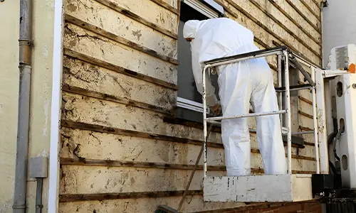 Alga crew on asbestos abatement job